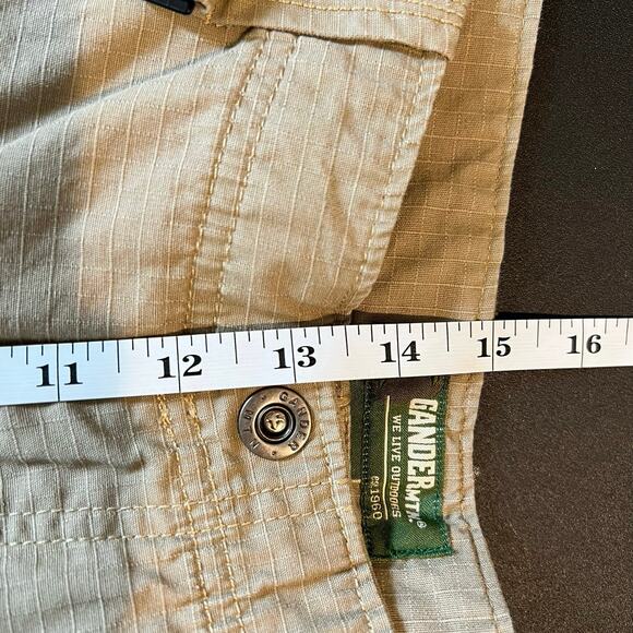 Gander MTN. Cargo Pants Men’s 38x30 Khaki Ripstop Hiking Outdoor Gorpcore Beige - Picture 7 of 10
